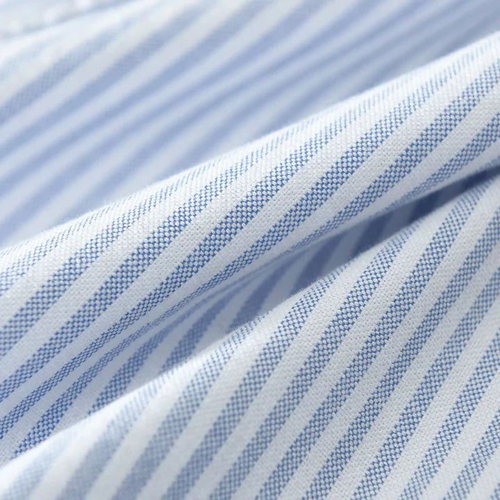 Men's Striped Linen Shirt – Lightweight Smart Casual Summer Top – view 5
