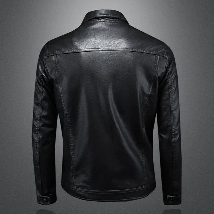 Men's Genuine Leather Jacket – Sleek Tailored Everyday Layer – view 3
