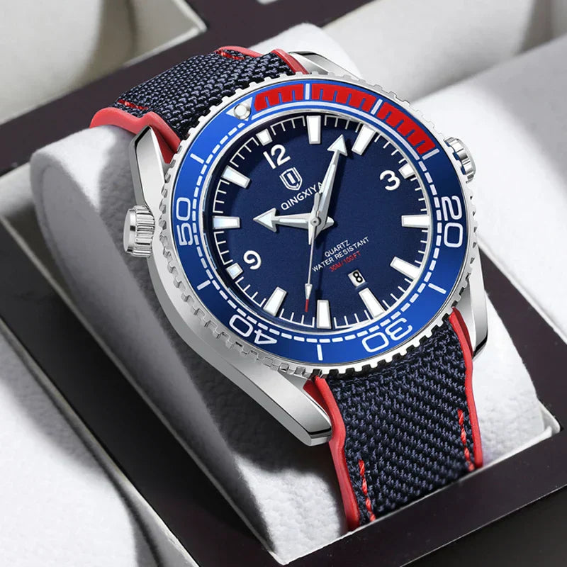 Men's Geneva Stainless Steel Watch – Quartz Sports Wristwatch – view 5