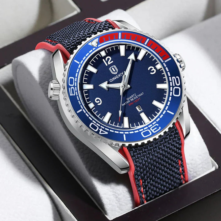 Men's Geneva Stainless Steel Watch – Quartz Sports Wristwatch – view 5