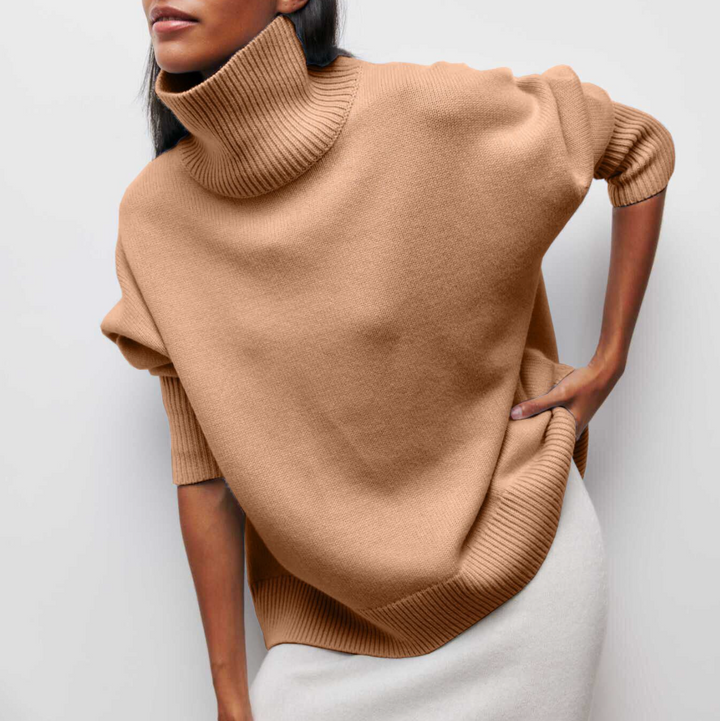 Women's Amelie Knit Turtleneck Jumper – Cosy Winter Layer – view 4