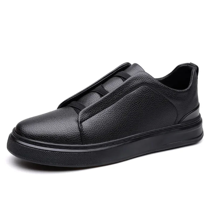 Men's Leather Trainers – Cushioned Low-Profile Everyday Shoes