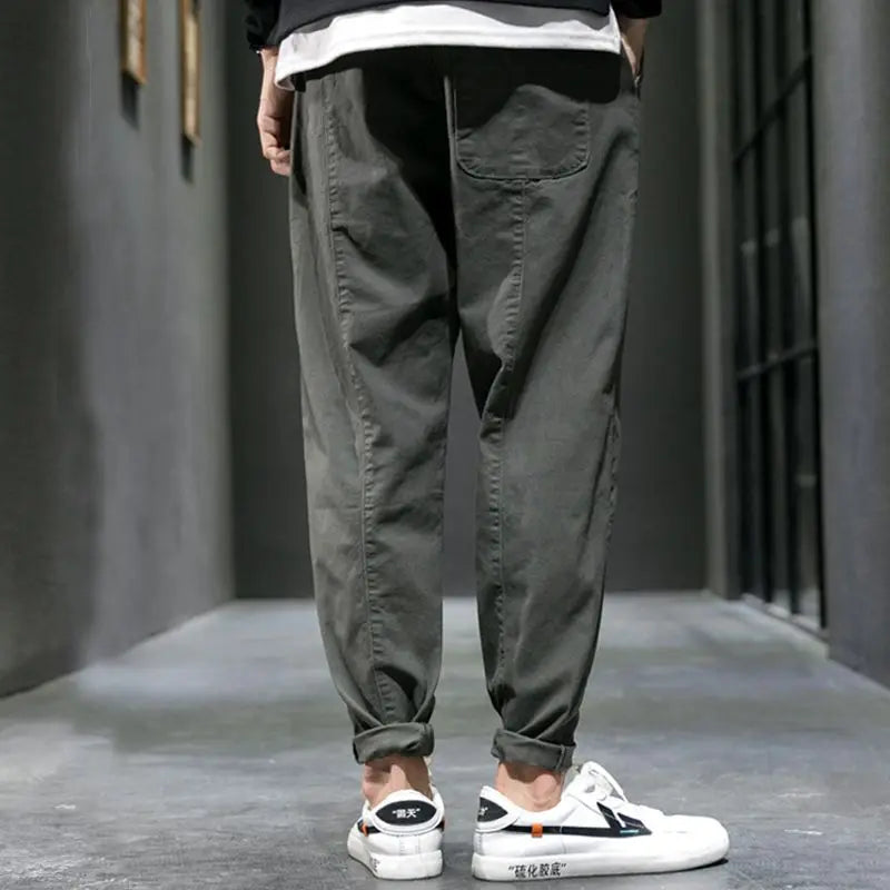 Men's Cotton Blend Tapered Joggers – Everyday Comfort Fit – view 6