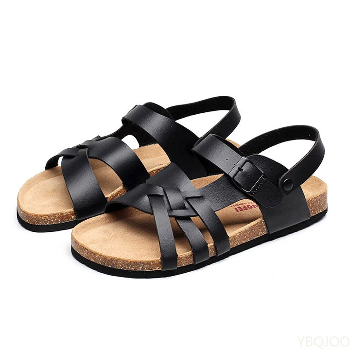Women's Leather Sandals – Cushioned Comfort for Summer Days – view 5