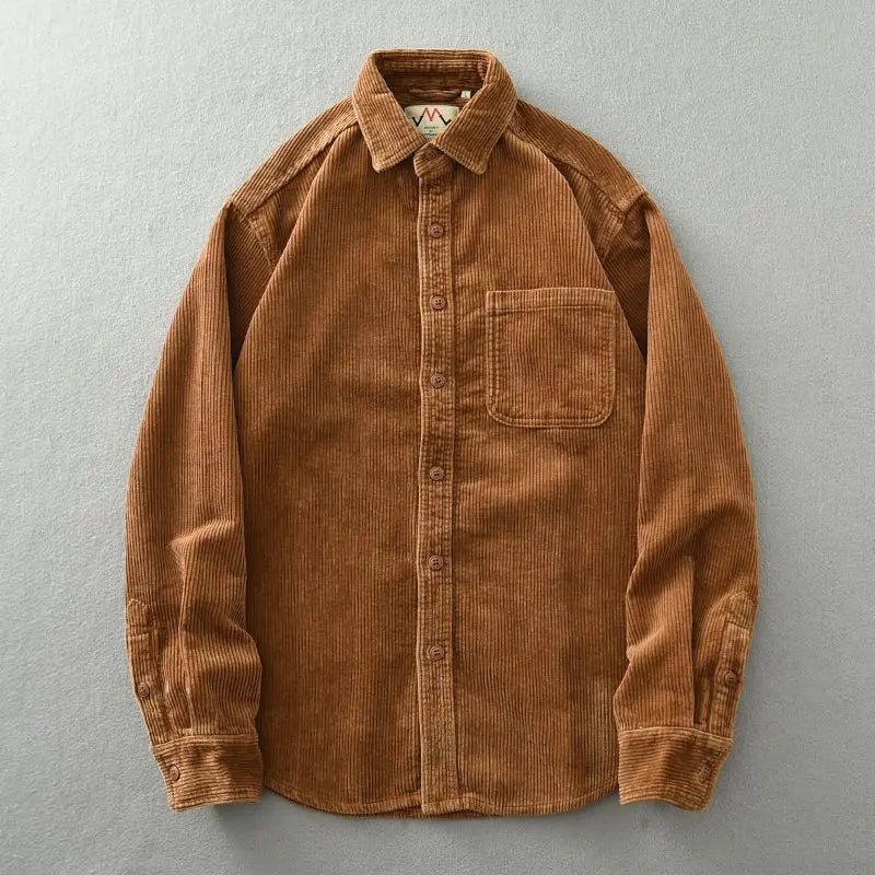 Men's Fine-Wale Corduroy Shirt – Relaxed Autumn Essential – view 2