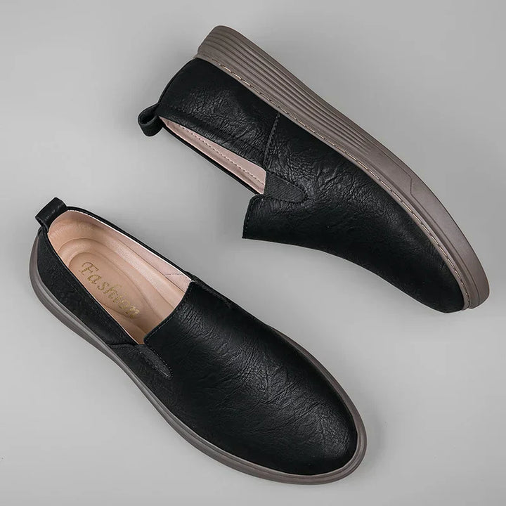Men's Leather Loafers – Milano Slip-On Smart Casual Shoes – view 4