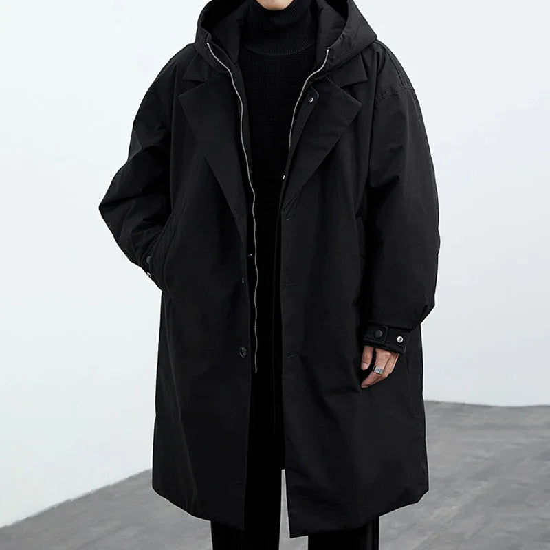 Men's Water-Resistant Overcoat – Streamlined Commuter Coat – view 8