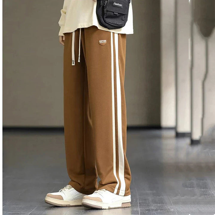 Men's Stripe Track Trousers – Relaxed Drawstring Comfort – view 5