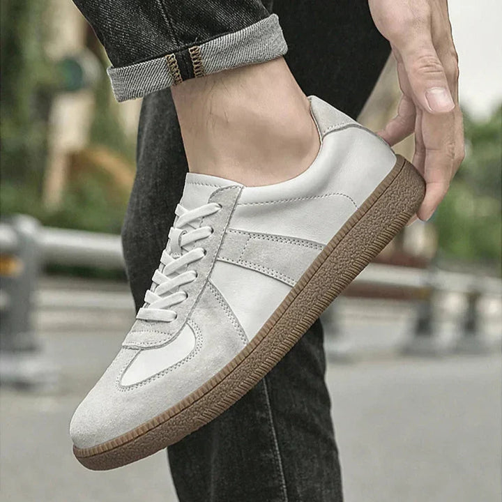 Men's Suede and Leather Trainers – Alpine Everyday Casual – view 8