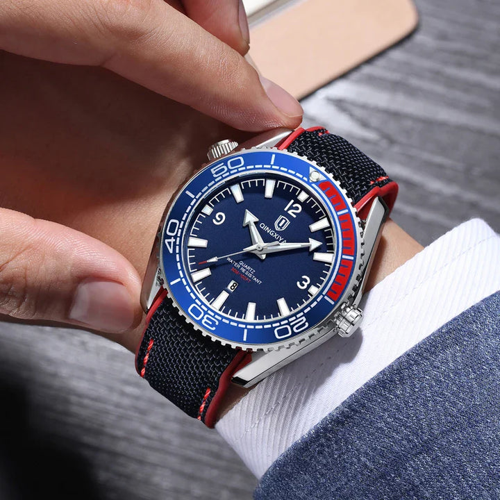 Men's Geneva Stainless Steel Watch – Quartz Sports Wristwatch – view 8