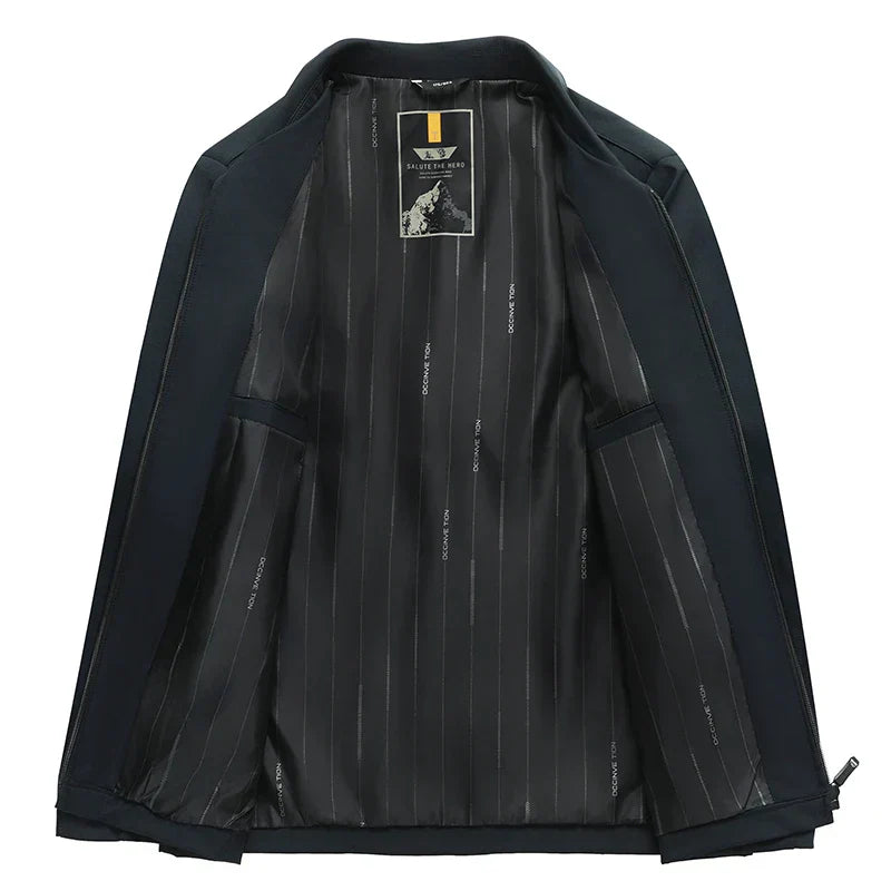 Men's Tailored Tech Jacket – Smart Zip-Through City Layer – view 5