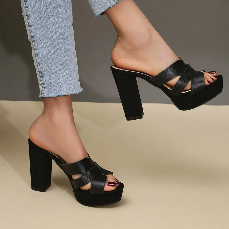 Women's Platform Heels - Effortless Elegance & Comfort