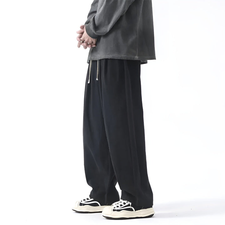 Men's Cotton Sarouel Trousers – Relaxed Pleated Harem Style – view 4