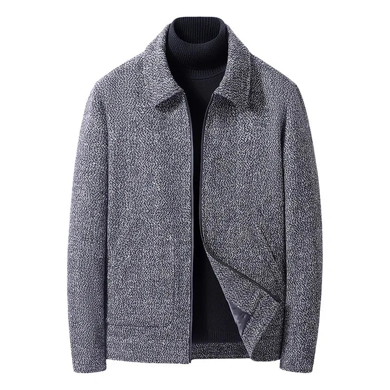 Men's Twill Jacket – Padded Zip-Up Layer for Cool Days – view 5
