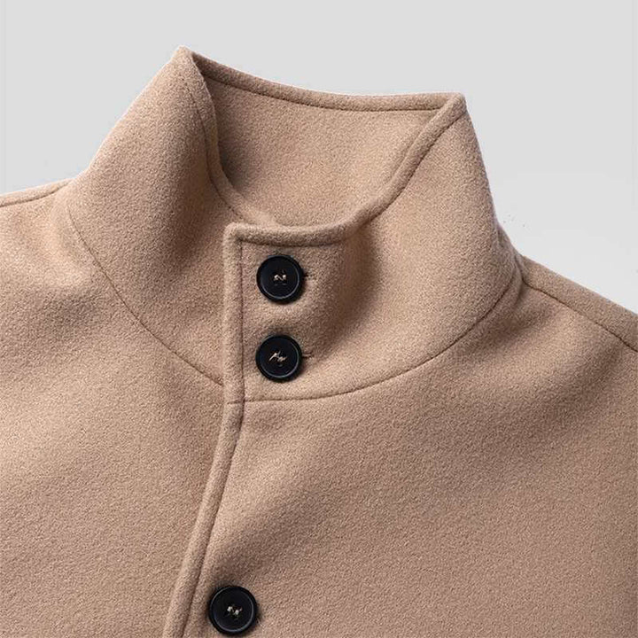 Men's Finn Bomber Jacket – Oversized High-Collar Design – view 3