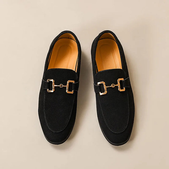 Men's Suede Loafers – Cushioned Slip-On Shoes for Work – view 7
