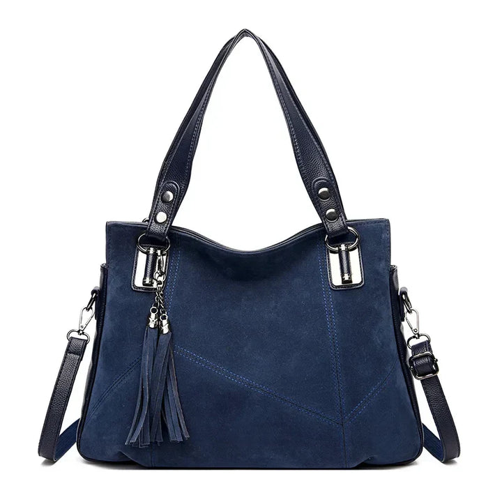 Women's Suede Tote Bag – Convertible Shoulder to Crossbody – view 12