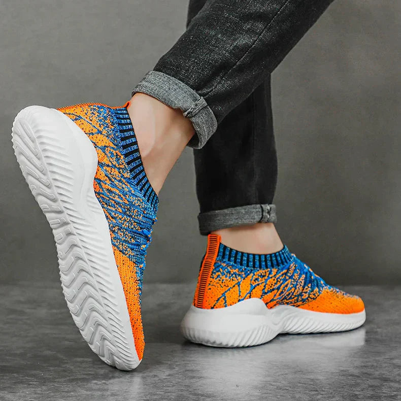 Men's Knit Trainers – Lightweight Breathable Slip-On Shoes – view 8