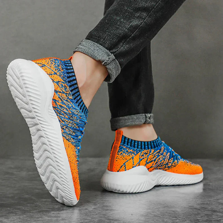 Men's Knit Trainers – Lightweight Breathable Slip-On Shoes – view 8