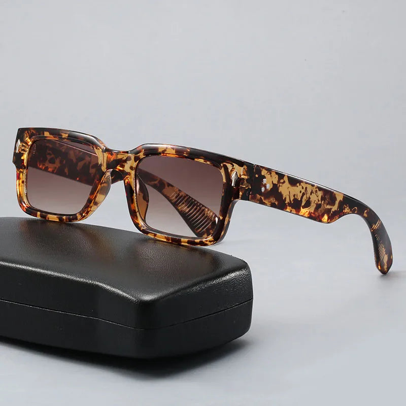 Aurora Sienna Sunglasses – Unisex UV Protection Retro Shades – Leo