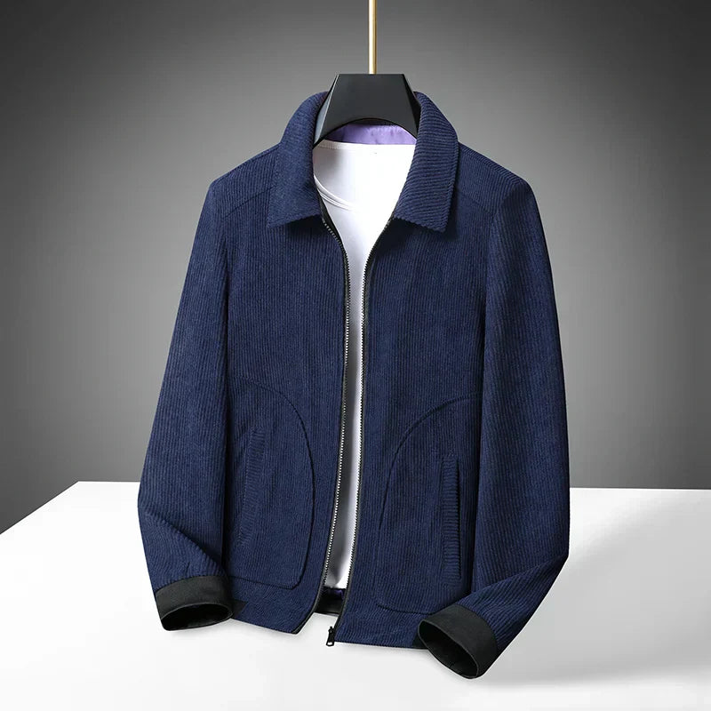 Men's Wide-Wale Corduroy Jacket – Zip-Front Casual Layer – view 5