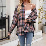 Women's Plaid Button-Up Shirt – Relaxed Vintage Heritage Check