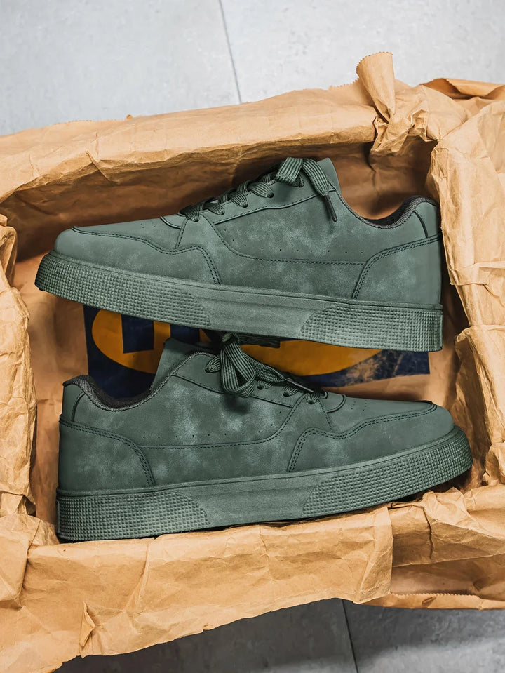 Savona Men's Suede Trainers – Smart Casual Everyday Shoes – view 4