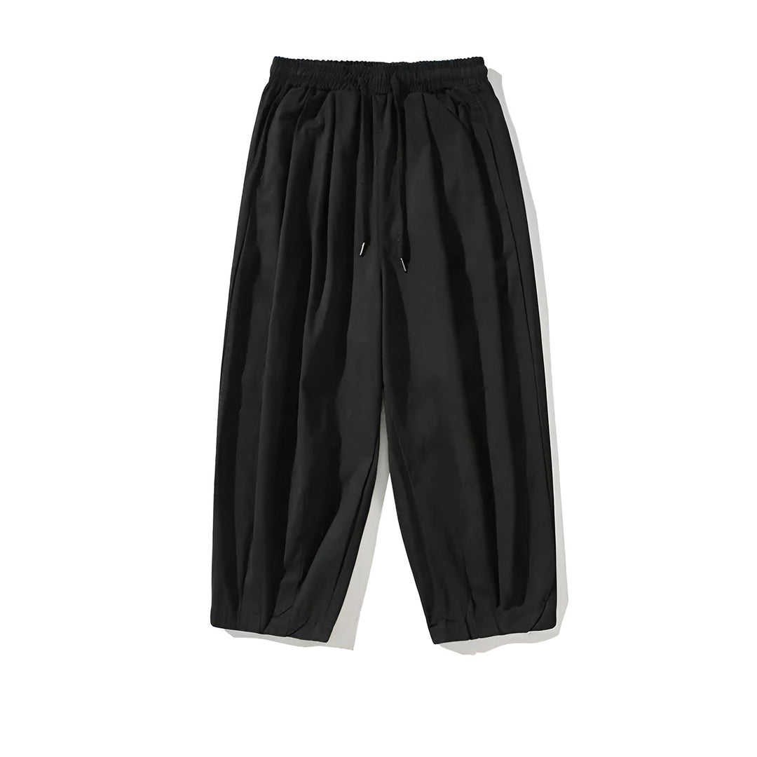 Men's Cotton Sarouel Trousers – Relaxed Pleated Harem Style – view 9