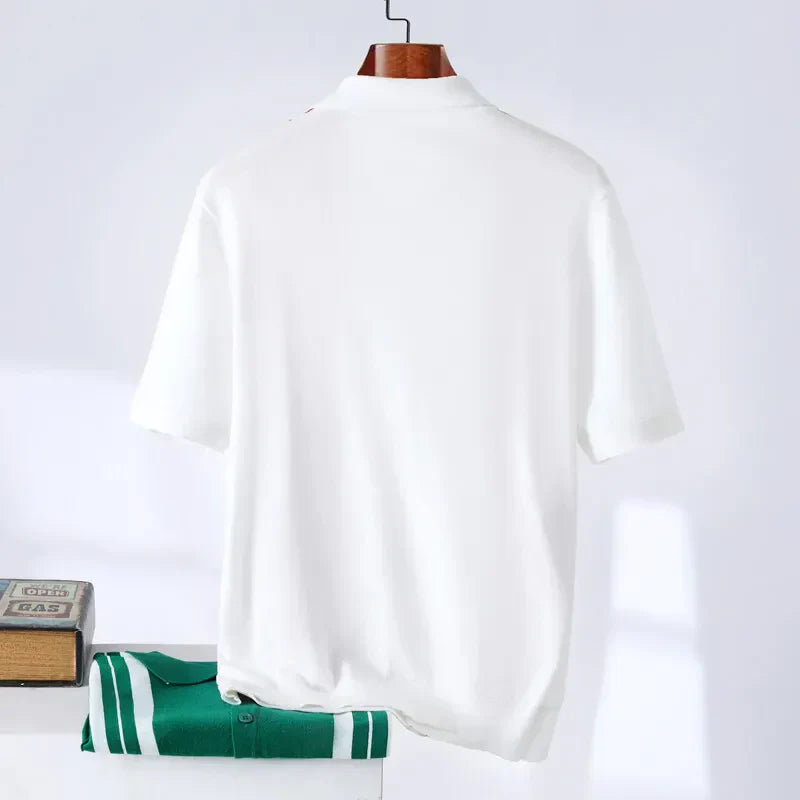 Men's Striped Knit Shirt – Breathable Casual Summer Wear – view 5