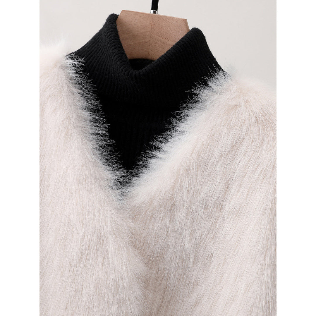 Women's Plush Tailored Coat – Elegant Everyday Winter Warmth – view 4