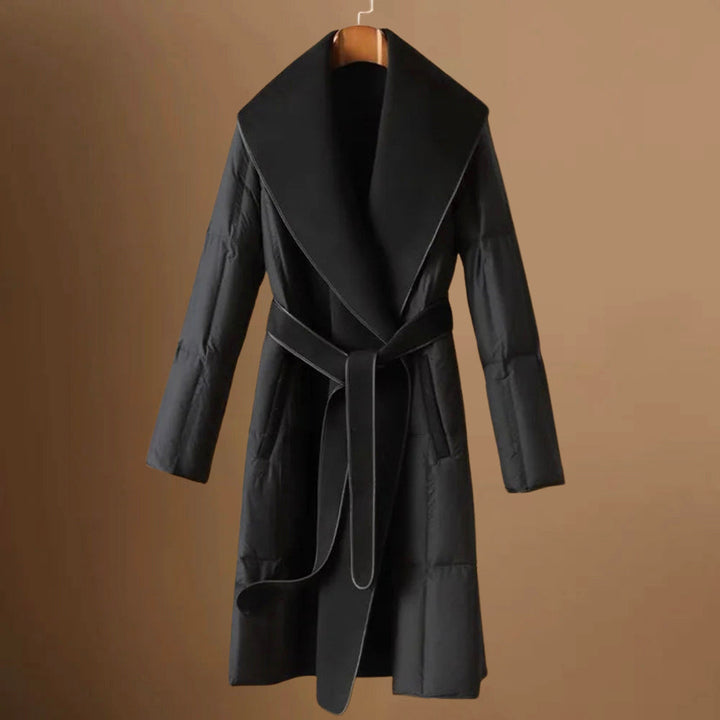 Women's Cashmere Belted Longline Coat – Elegant Winter Warmth – view 2
