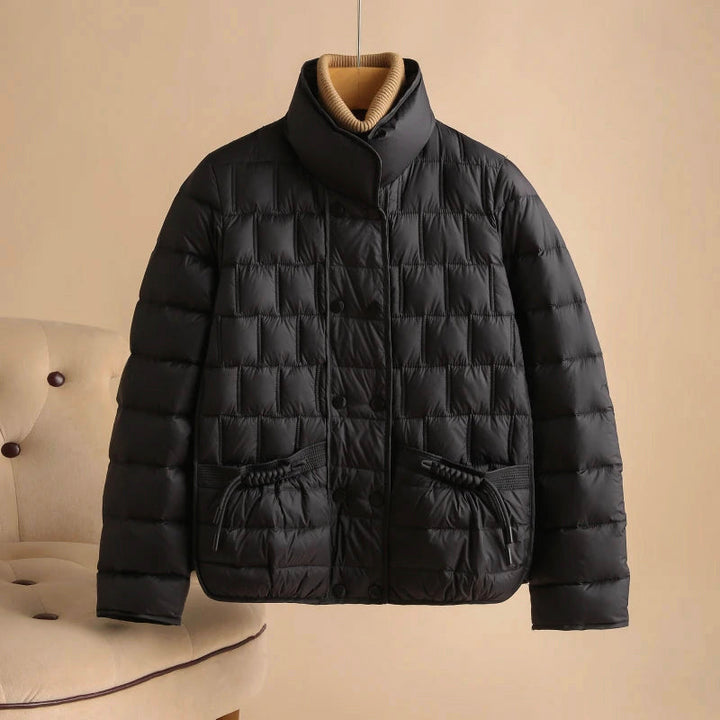 Women's Down Double-Breasted Puffer Jacket – Warm Winter Layer – view 2