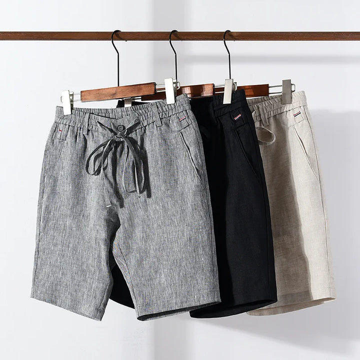 Men's Linen Summer Shorts – Lightweight Coastal Casual Wear – view 6