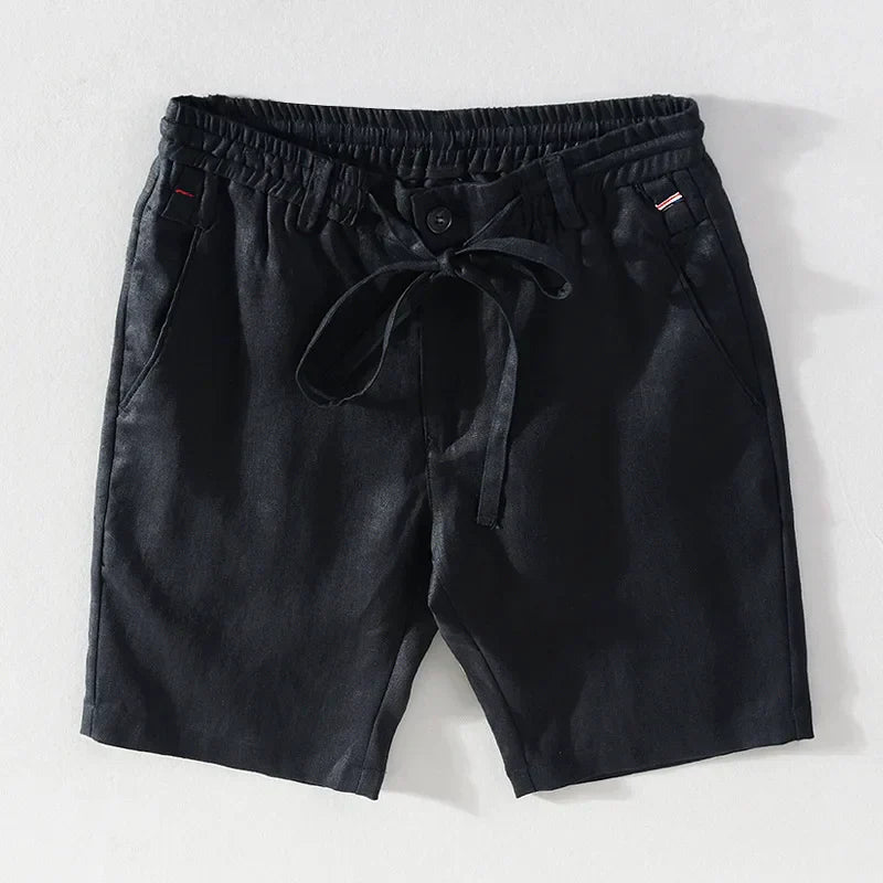 Men's Linen Summer Shorts – Lightweight Coastal Casual Wear – view 5