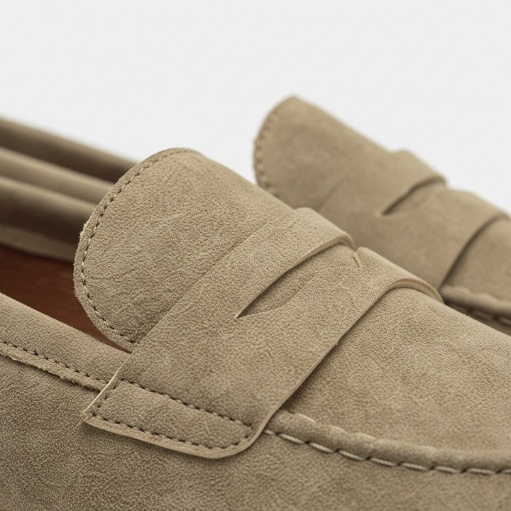Men's Suede Slip-On Loafers – Soft Casual Driving Shoes – view 5
