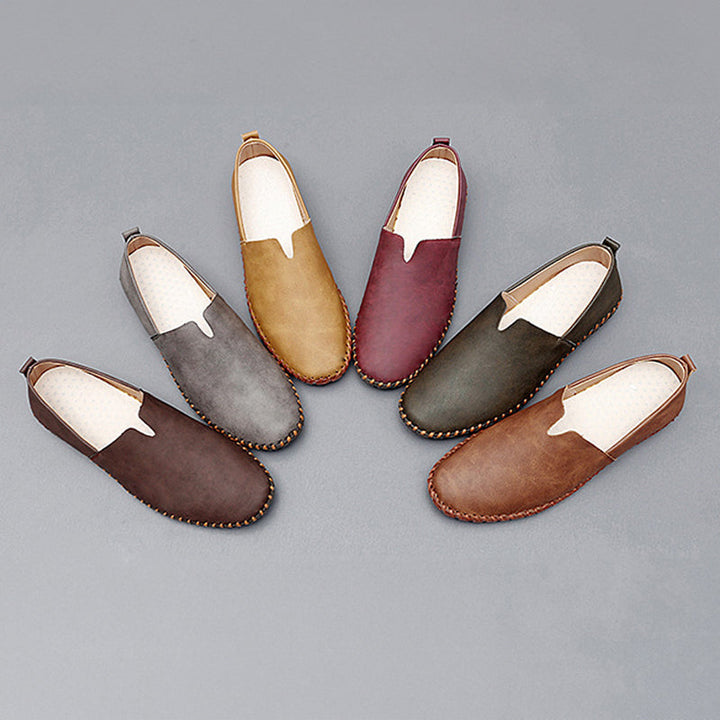 Men's Leather Loafers – Cushioned Slip-On Smart Casual Shoes – view 11