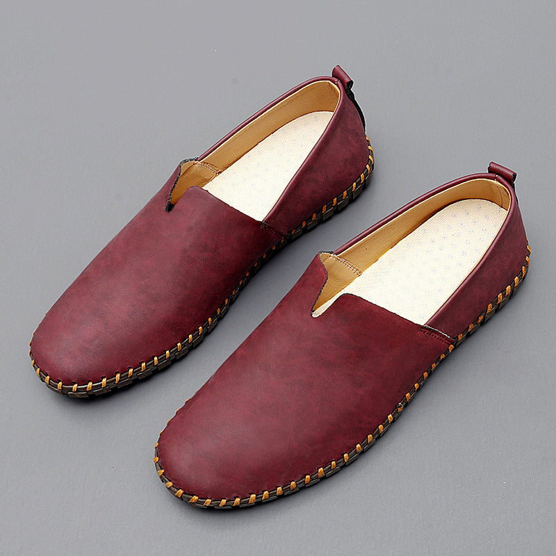 Men's Leather Loafers – Cushioned Slip-On Smart Casual Shoes – view 7