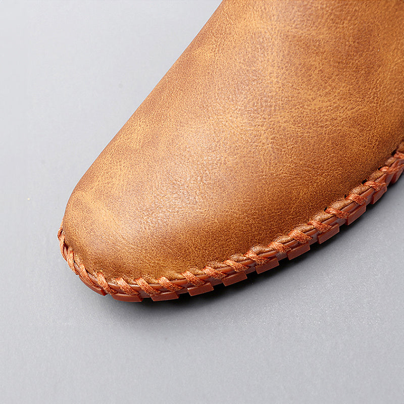 Men's Leather Loafers – Cushioned Slip-On Smart Casual Shoes – view 9