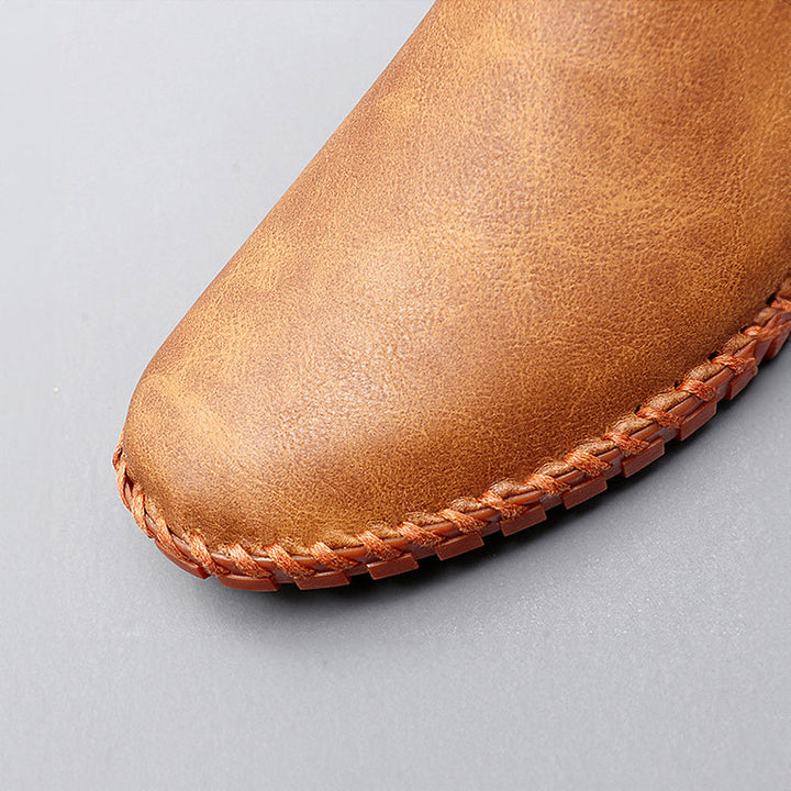 Men's Leather Loafers – Cushioned Slip-On Smart Casual Shoes – view 9