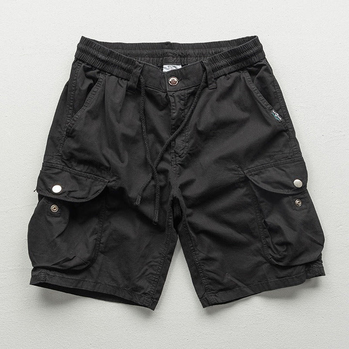 Men's Lightweight Cargo Shorts – Stretch Waist Walking Shorts – view 2