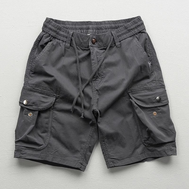 Men's Lightweight Cargo Shorts – Stretch Waist Walking Shorts – view 4