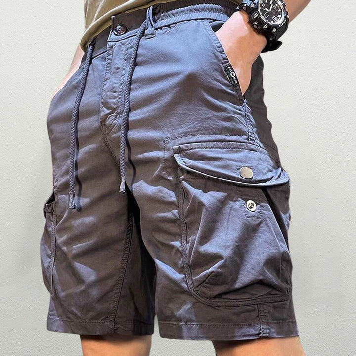 Men's Lightweight Cargo Shorts – Stretch Waist Walking Shorts – view 7