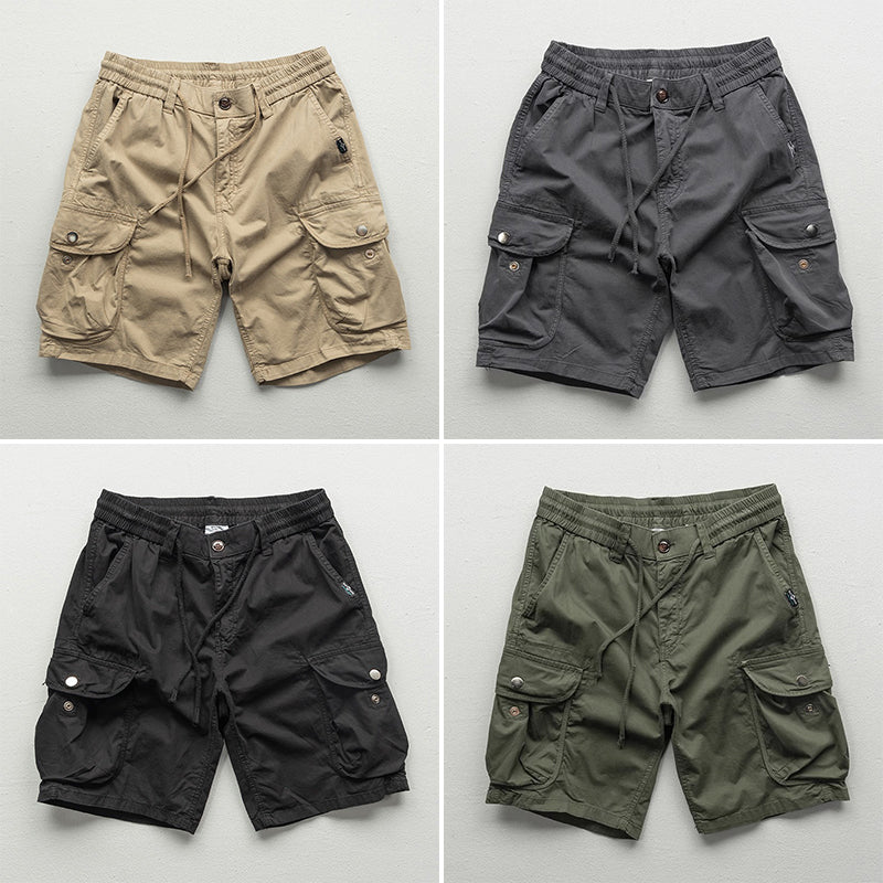 Men's Lightweight Cargo Shorts – Stretch Waist Walking Shorts – view 6