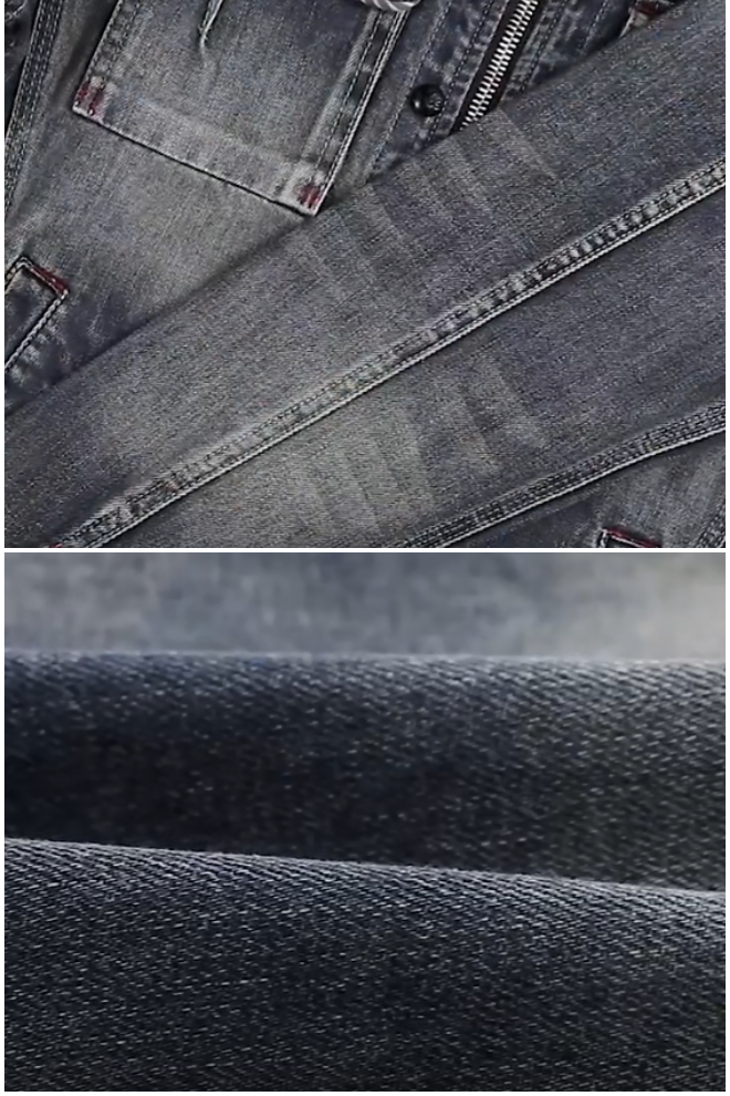 Men's Slim Fit Denim Jacket – Biker-Inspired Trucker Style – view 9