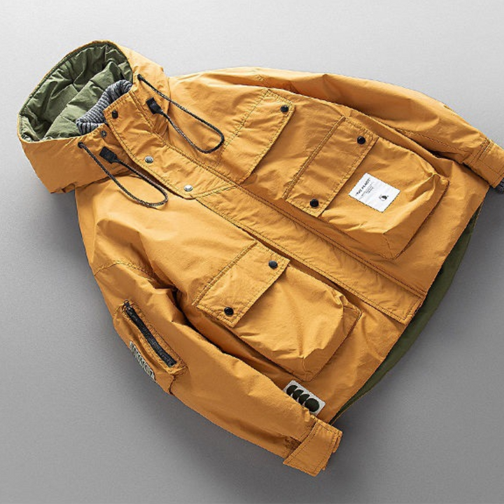 Men's Insulated Parka – Equinox Weather-Resistant Hooded Coat – view 3