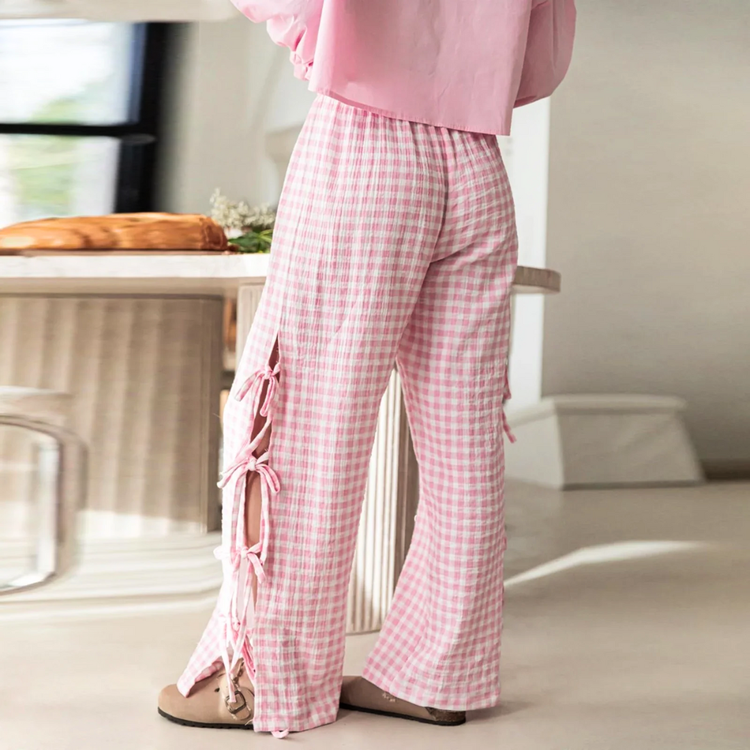 Women's Paname Side-Tie Lounge Trousers – Soft Loungewear – view 5