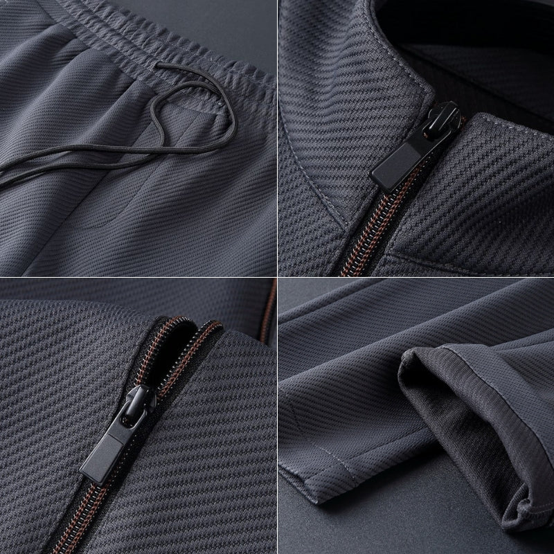 Men's Premium Zip-Up Tracksuit Set – Tailored Fit Loungewear – view 4