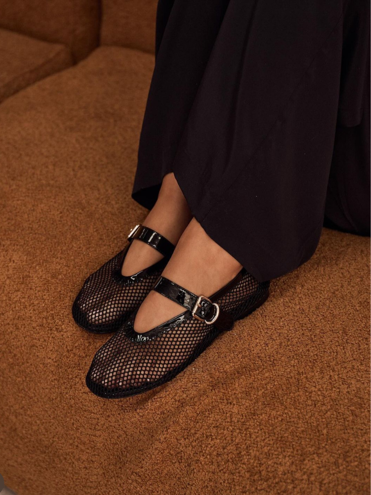 Women's Amelie Mesh Ballet Flats – Breathable Everyday Comfort
