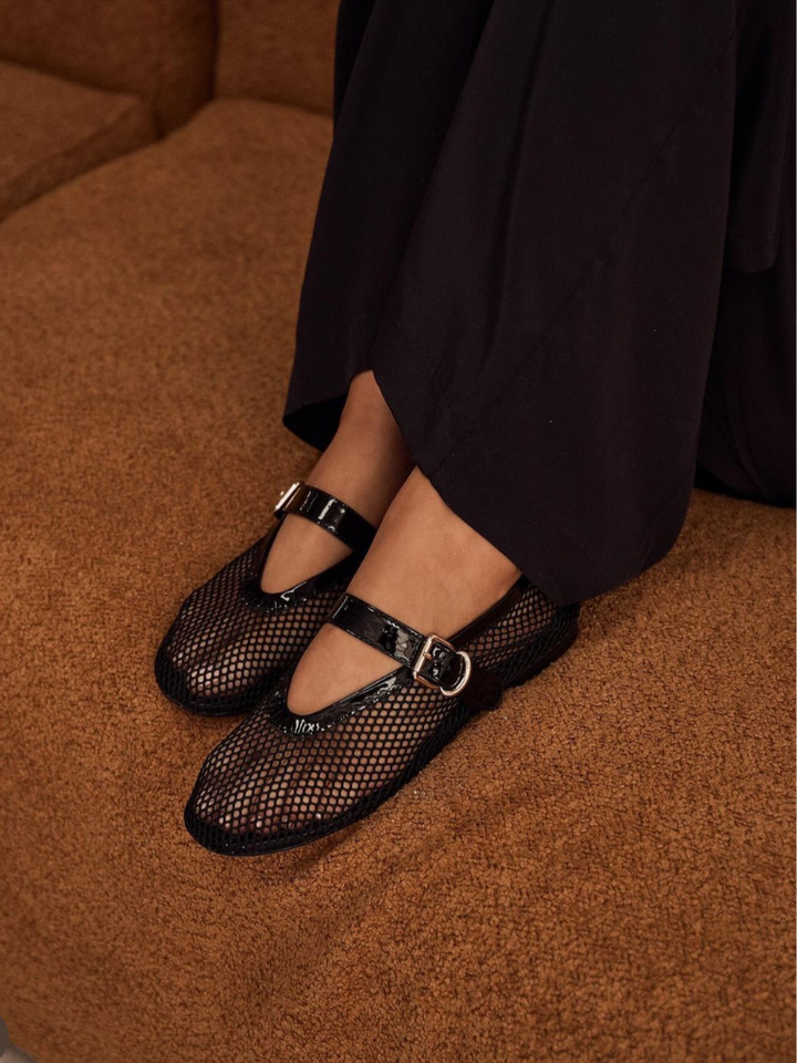 Women's Amelie Mesh Ballet Flats – Breathable Everyday Comfort