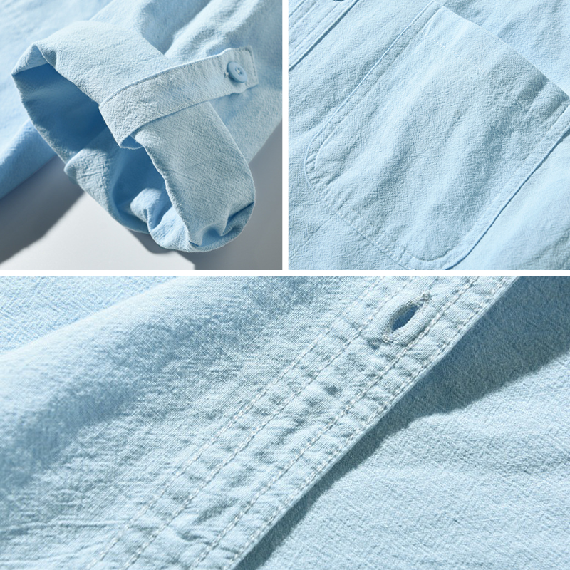 Sardinia Men's Pure Linen Shirt – Breathable Resort Style – view 3